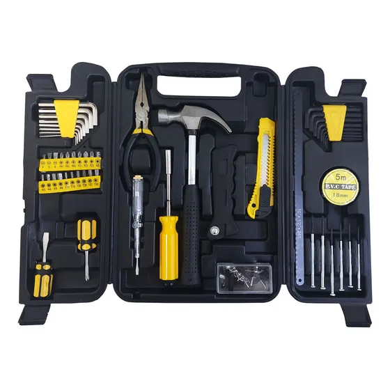 Set Caja De Herramientas Hogar Alpina 142 Piezas Reforzado