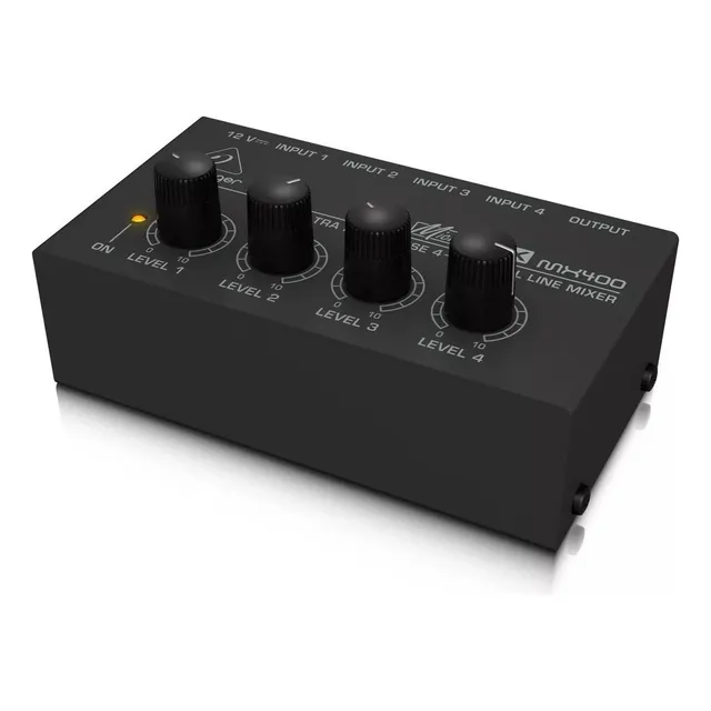 Behringer Micromix Mx400 Mezclador Mixer De Línea 4 Canales