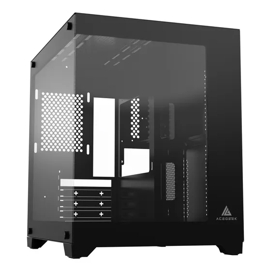 Gabinete Para Computador De Mesa Acegeek Vacancy Ag-vacancy-l375-bk L375