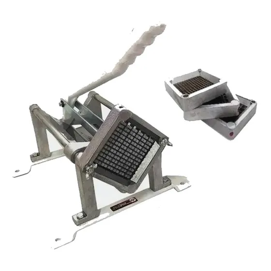 Maquina Corta Papas Bastón Industrial Con 3 Discos De Corte