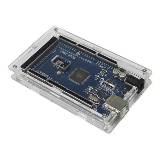 Case Arduino Mega 2560 Box R3 Acrílico Transparente