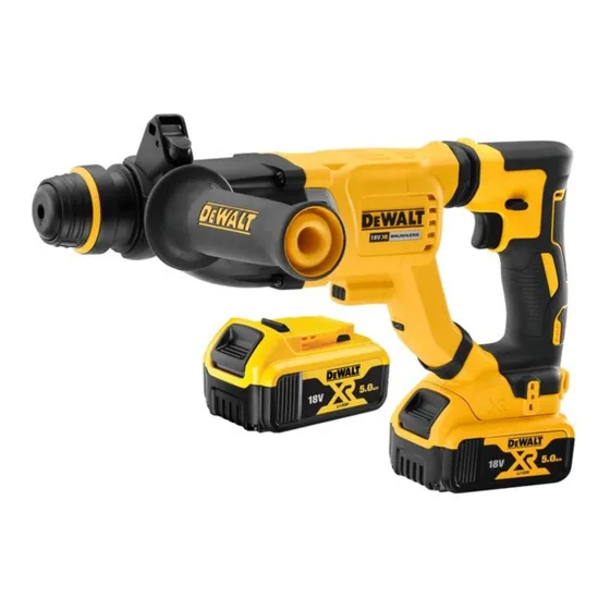Rotomartillo Electroneumático  Dewalt Dch263p2 Inalámbrico Amarillo Y Negro 110v
