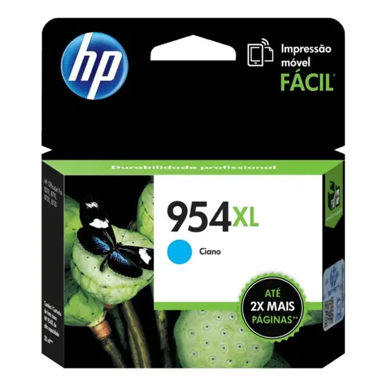 Cartucho De Tinta Hp 954xl Cyan De 20 Ml