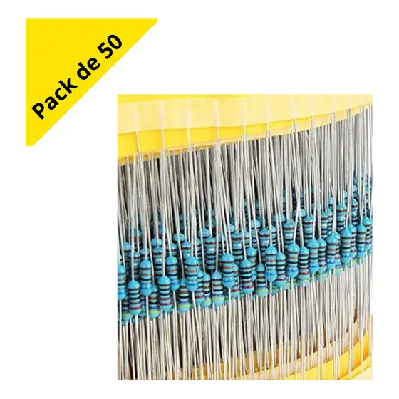 50 Resistencias Pack Electrónicas 1/4 De Vatio