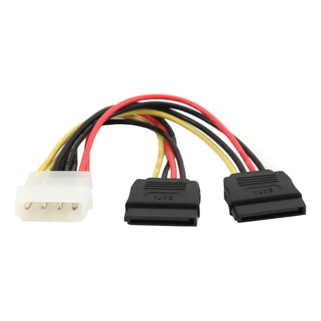 Pack 10 Cable De Poder 4 Pin Molex A Doble Sata De Poder Hdd