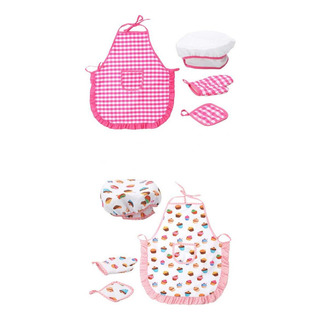 2 Conjuntos De Chapéu E Luvas De Chef Infantil . 2 Conjuntos De Chapéu E Luvas De Chef Infantil .