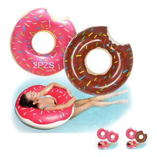 2pzs Salvavidas Inflables Donas Flotadores Para Alberca 90cm 2pzs Salvavidas Inflables Donas Flotadores Para Alberca 90cm