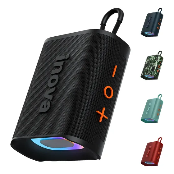 Mini Caixa Som Bluetooth 15h Portátil 10w Potente Com Radio