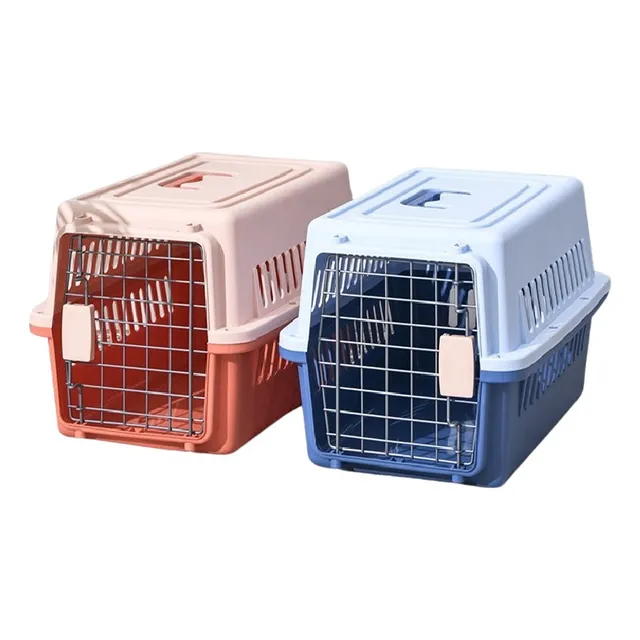 Canil Jaula Transportadora Gatos Perros 50x33x30 Cms M
