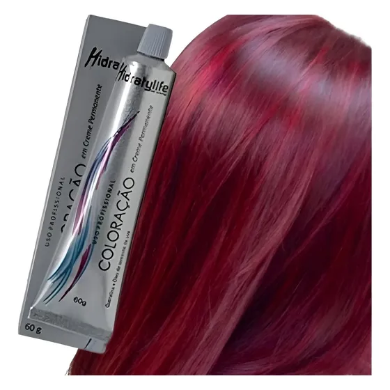 Tinta De Cabelo Vinho Marsala 66.26 Tintura Profissional 