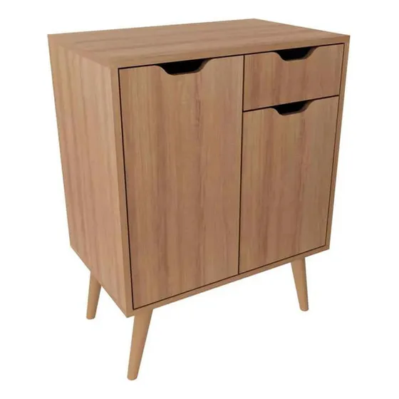 Mueble Vanitorio Con 2 Puerta Y 1 Cajón Almendra Tecnomobili
