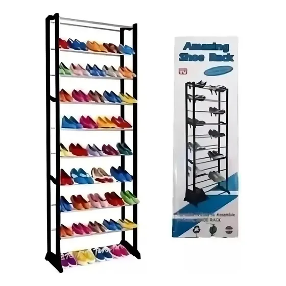 Zapatera Armable 10 Niveles Rack Organizador Multifuncional