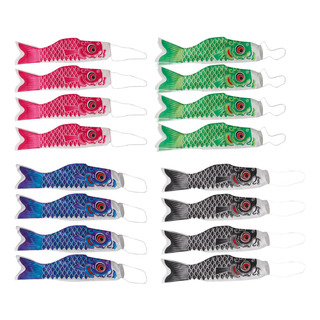 16 Uds Carpa Japonesa Manga De Viento Streamer Bandera 16 Uds Carpa Japonesa Manga De Viento Streamer Bandera