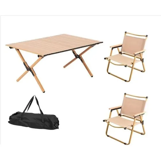 Juego Sillas Y Mesa Plegable Para Camping, Excursion