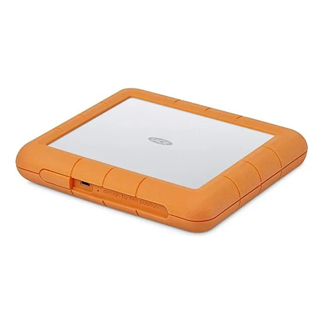 Lacie Rugged Raid Shuttle - Disco Duro Externo Portátil 8 Tb, Compatible Con Usb-c Usb 3.0, Resistente Al Agua Y Al Polvo, Para Mac Y Pc, Ordenador Portátil, 1 Mo Adobe Cc (stht8000800)