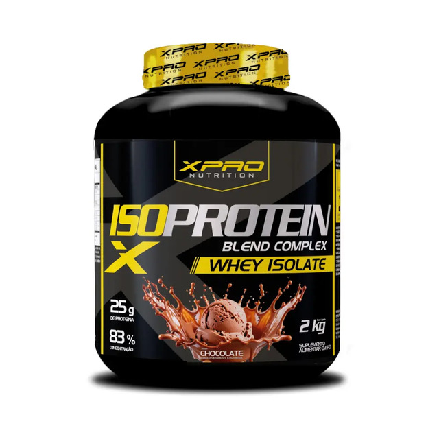 Whey Protein Isolado Iso Blend Complex Zero Açucar Low Carb Chocolate 2kg Xpro