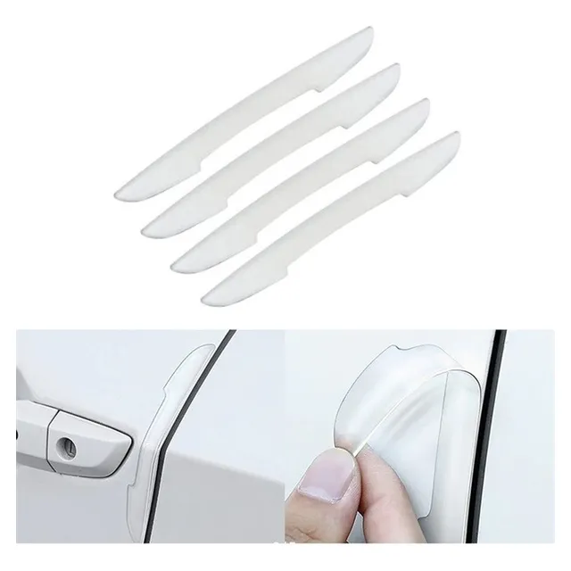 4pcs Protectores Para Puertas De Auto Espejos Anti Golpe