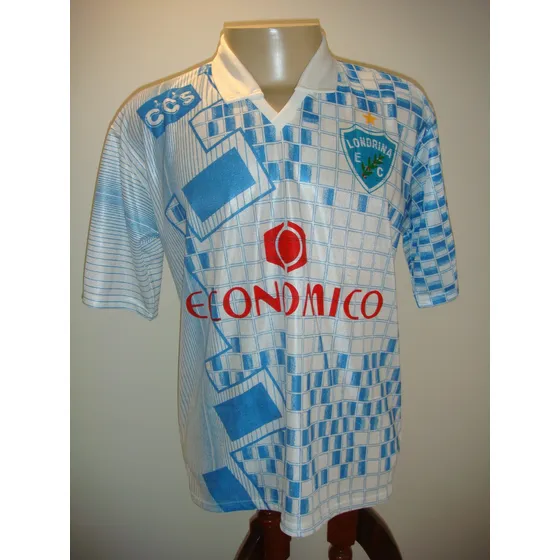Camisa Futebol Londrina Pr Ccs Usada Jogo Antiga 585