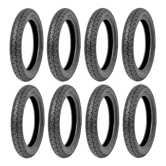 Kit Pneu Ybr 90/90-18 57p Vipal St300 Tt 8 Unidades Traseira