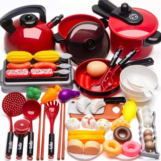 Juego De Cocina Para Niños De Comida China De 51pieza Juego De Cocina Para Niños De Comida China De 51pieza