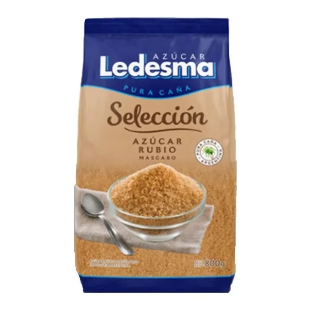 Azúcar Ledesma Rubia Mascabo Paquete 800 Grs X6u