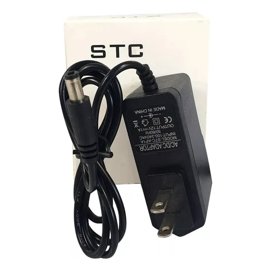 Fuente De Poder Transformador Adaptador 12v 1a Camaras Cctv
