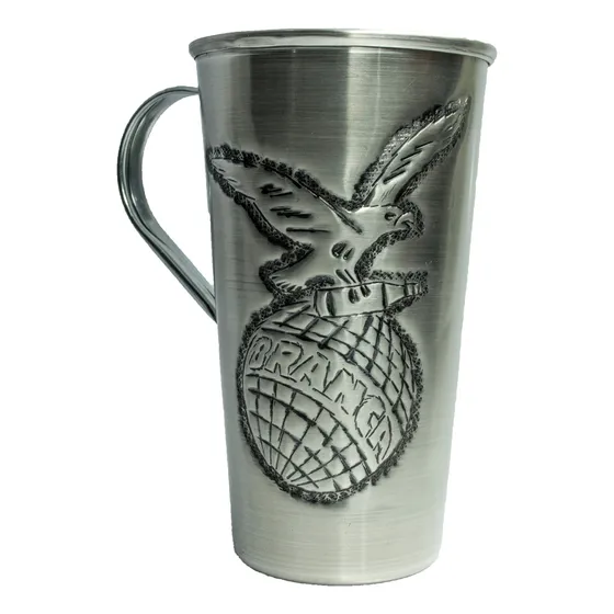 Jarra Chop Fernetera Branca Cincelada Artesanal 1 Litro
