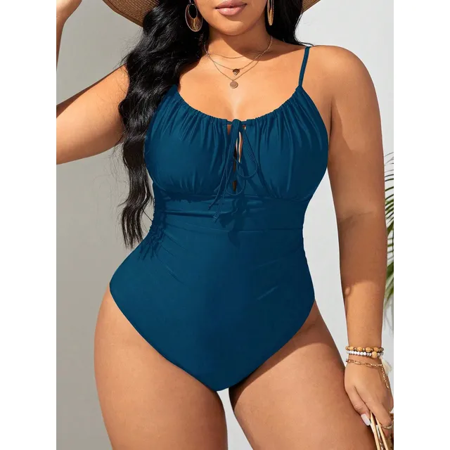Trajes De Bano Talla Plus Tankini Set De Dos Piezas