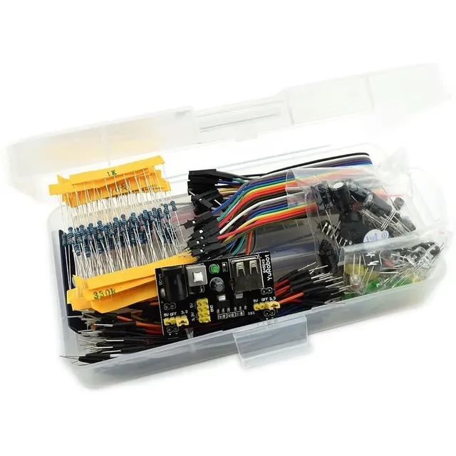 Kit Componentes Electrónicos 830 Puntos De Conexión Uno