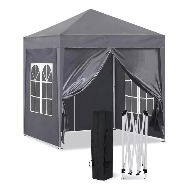 Carpa 3x3 Con 4 Laterales Para Eventos Con Ventanas