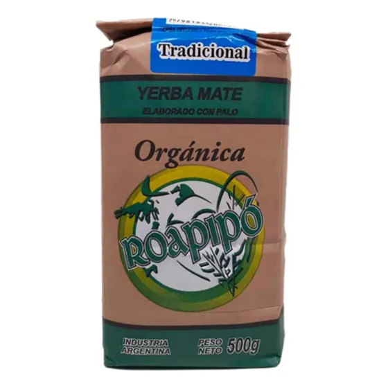 Yerba Mate Roapipo Organica Tradicional 12 X 500g
