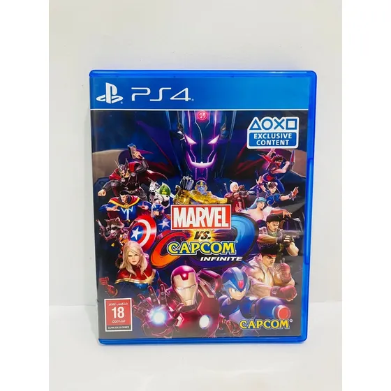 Jogo Marvel Vs Capcom Infinite Ps4 Mídia Física Usado