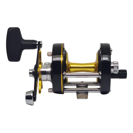 Reel Rotativo CASTER Takumi 505 Aluminio 5 Rulemanes Monomag Manija derecha