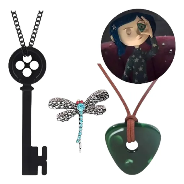 Collares De Colección Completa Coraline Pelicula Cosplay