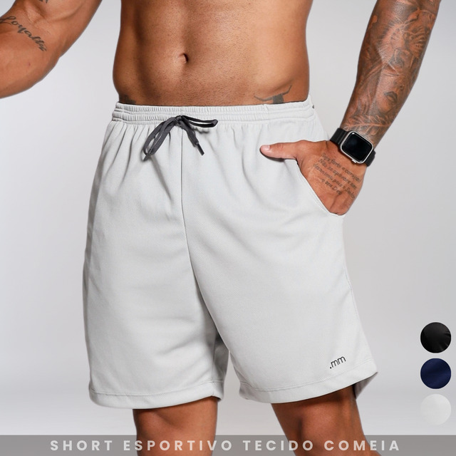 Bermuda Esportiva Masculina Futebol Short Treino Academia Bermuda Esportiva Masculina Futebol Short Treino Academia