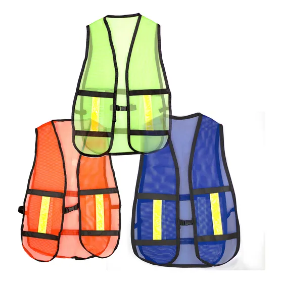 Chaleco De Malla Económico Con Reflejantes,  Varios Colores