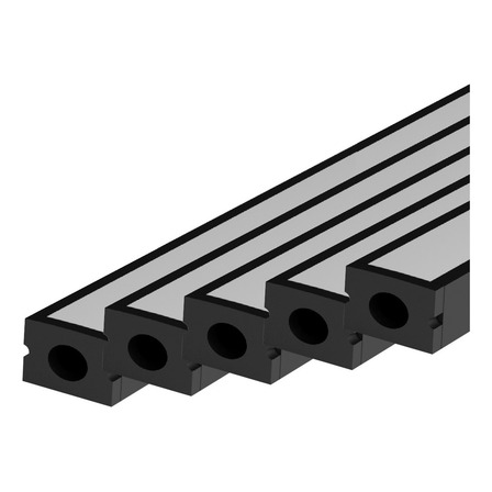 Kit 10 Metros Perfil Led Barra Sobrepor Slat Alumínio 5x2m 17x15mm Preto Cod: Alut252607-5 Alut By Avant Kit 10 Metros Perfil Led Barra Sobrepor Slat Alumínio 5x2m 17x15mm Preto Cod: Alut252607-5 Alut By Avant
