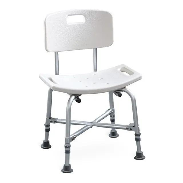 Silla Para Ducha En Aluminio Altura Regulable Reforzada