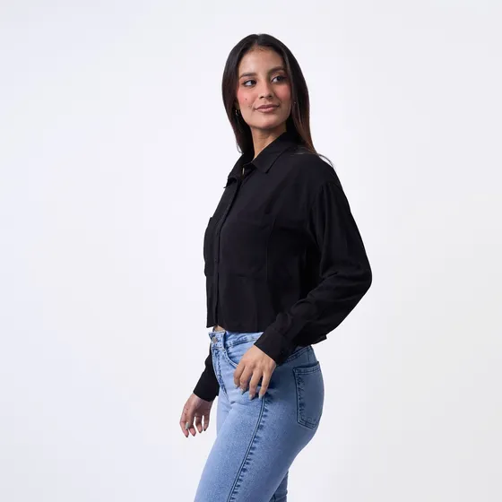 Blusa Gi24/amandia Chalis Negro