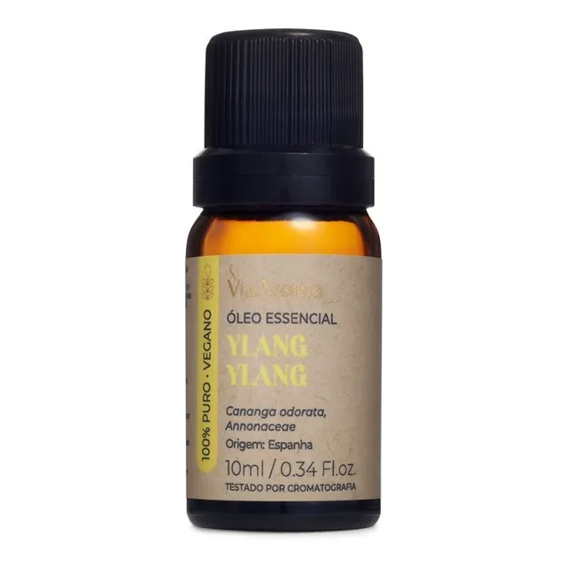 Oleo Essencial Ylang Ylang 10ml Original Via Aroma