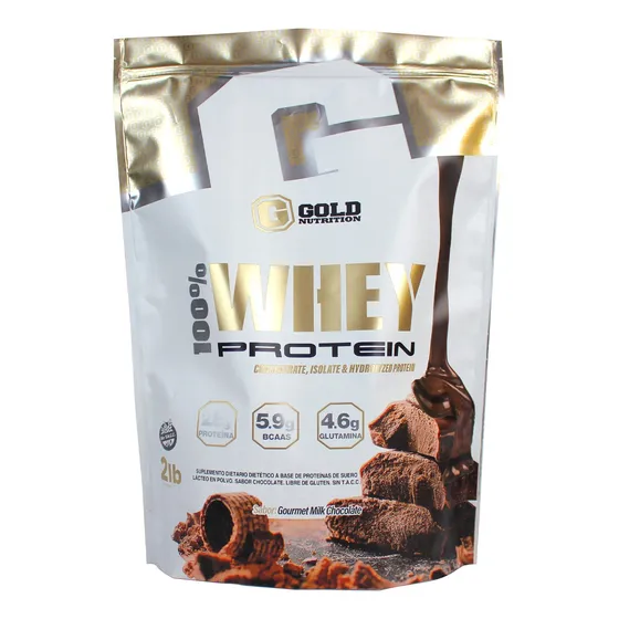 Whey Protein 2 Lbs Gold Nutrition Formula Usa 100% Proteína