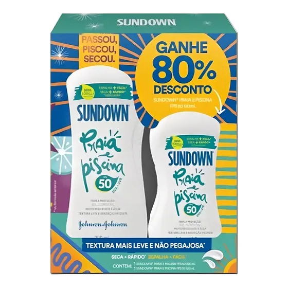 Protetor Solar Secagem Rapida Corporal 50fps 200 Ml Sundown