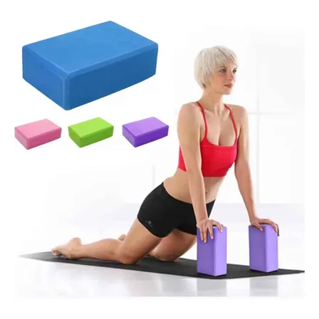 Pack X2 Ladrillos Yoga Cubo Goma Eva Pilates Fitness