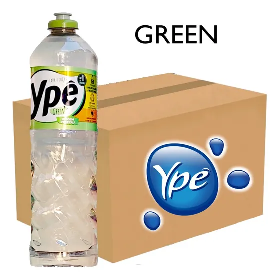 Detergente Lava Louças Ype Green 500ml Caixa Fechada 24 Un  