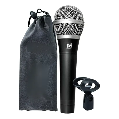 Microfone Com Fio Electro Voice Pl80a Preto | Frete grátis