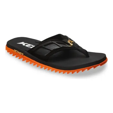 Chinelo Kenner Masculino Kivah Full Force Laranja Sem Desenho 40