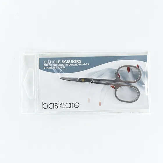Corta Uñas Tijeras Basic Care 1021fs Acero Inoxidable 