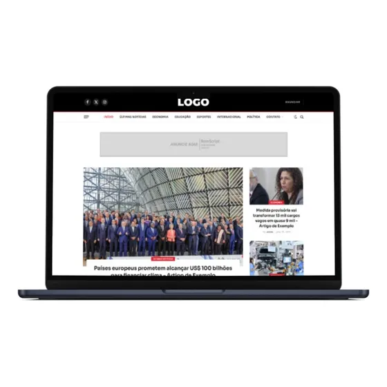 Site De Notícias Responsivo + Bônus