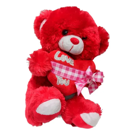 Peluche Oso Rojo 