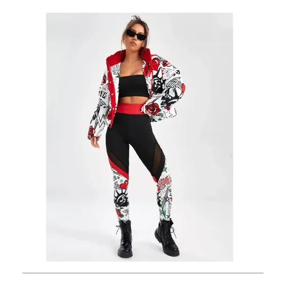 Leggings Con Estampado Floral